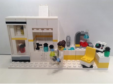 Lego chemistry lab