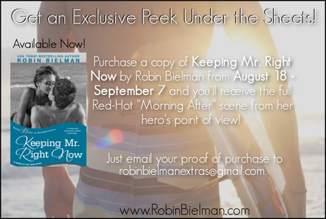 FREE ADDITIONAL CHAPTER WITH PURCHASE OF KEEPING MR. RIGHT NOW BY ROBIN BIELMAN - OFFER ENDS 9/7/14