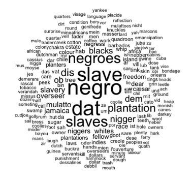 AMERICAN SLAVERY cloud