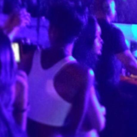 Rihanna Spotted At Drake Vs. Lil Wayne Concert