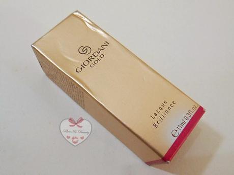 Oriflame Giordani Gold Lacquer Brilliance Royal Red