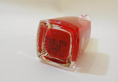 Oriflame Giordani Gold Lacquer Brilliance Royal Red