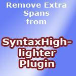 Remove Extra Spans From Syntax Highlighter Plugin