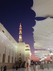 Masjid-al-Nabwi in Madinah, Saudi Arabia