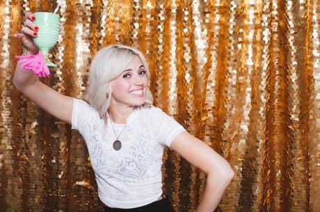 Glitter Photo booth backdrop
