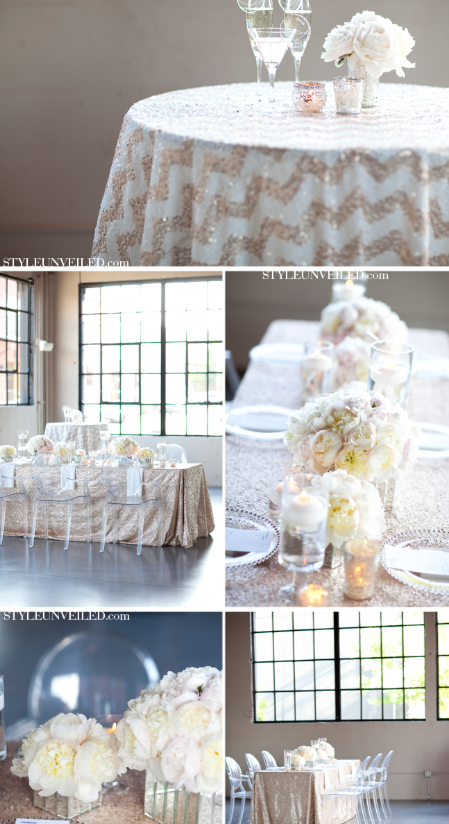 Sequined Tablecloths