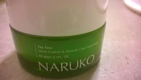 Skincare Haul: Naruko Tea Tree Shine Control and Blemish Night Gelly