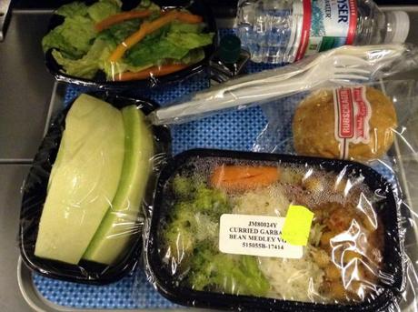 Turning Veganese Plane Food