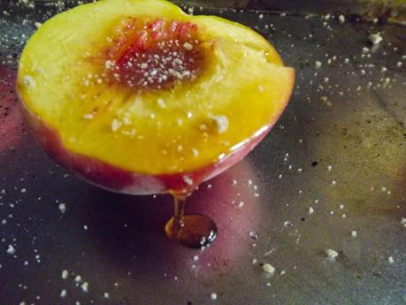 Whim of the South Bakes: Baked Honey & Brown Sugar Peaches