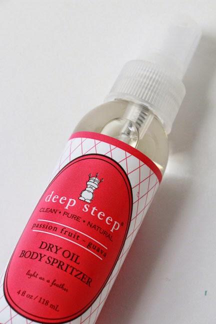 Deep Steep Dry Oil Spritzers for Seriously Soft Skin