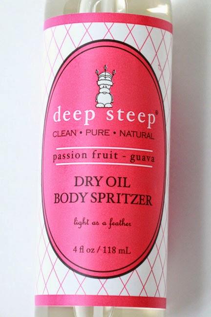 Deep Steep Dry Oil Spritzers for Seriously Soft Skin