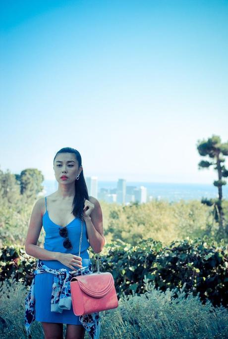 pretty summer outfit inspiration top LA fashion style blogger