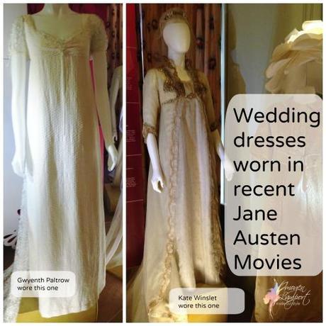 Jane austen movie wedding dresses