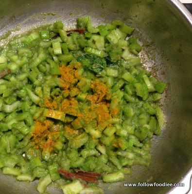 CELERY RICE RECIPE | HOW TO MAKE CELERY PULAO