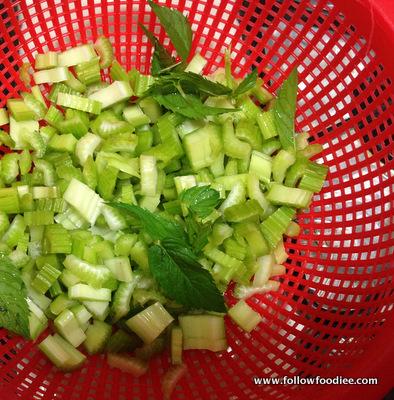 CELERY RICE RECIPE | HOW TO MAKE CELERY PULAO