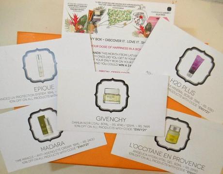 My Envy Box August 2014 My Envy Box August 2014