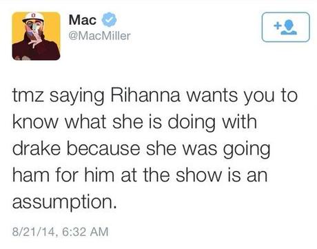 Mac Miller Defends Rihanna Against TMZ