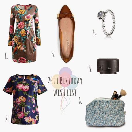 26th Birthday Wish list