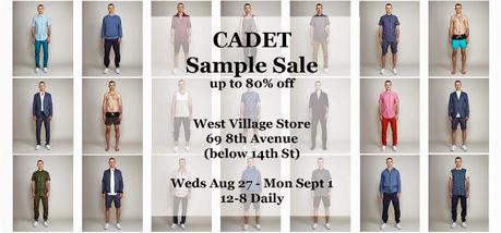 The Almost End of Summer Score:  Cadet Sample Sale