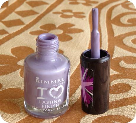 Rimmel I love lasting finish Lively Lilac Nail Polish Review