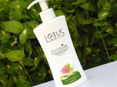 Lotus Herbals Whiteglow Hand and Body Lotion Review 