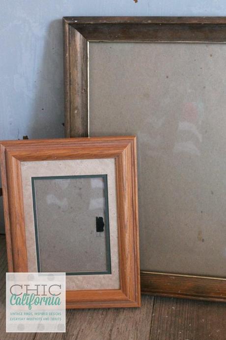 DIY Silhouette Art Using Thrift Store Frames DIY Silhouette