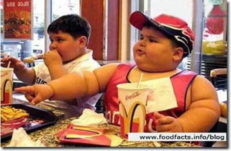 fat mcdonald's kid