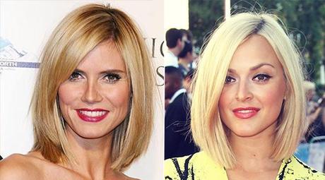 sleek lob hairstyle celebrity hair 2014