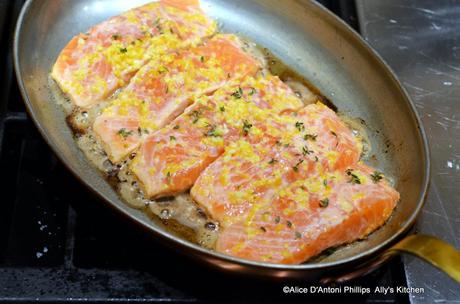 ~lemon thyme salmon & sides~