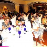 Audience following the recipes while chef veena was demonstrating during the session
