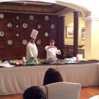 Chef Veena coducting the culinary session