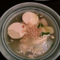 Kaeng Cherd Tauhu Silky bean soup with chicken