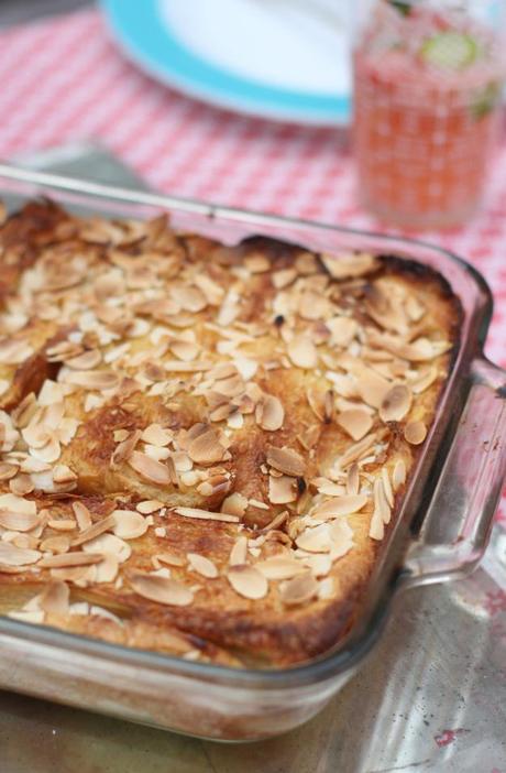 Baked Rhubarb French Toast