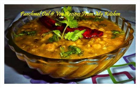 Panchmael Dal, dal rajasthani dal,panchmel