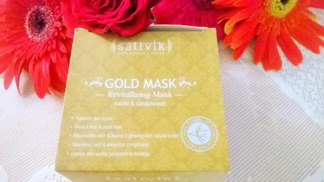 Sattvik Organics Revitalising Gold Mask Review