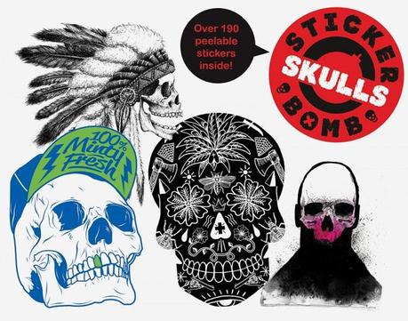 71n37DKXRhL 750x589 Book review: Stickerbomb Skulls