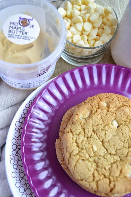 White Chocolate Chip Moose Maple Butter Cookies