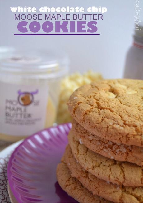 White Chocolate Chip Moose Maple Butter Cookies