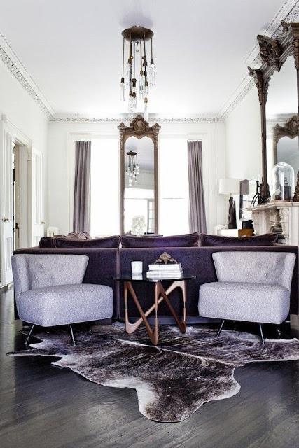 White and Neutral Rooms with Pops of Color and Gold