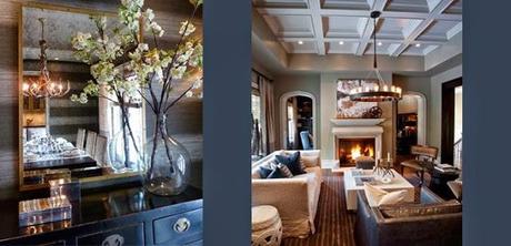 White and Neutral Rooms with Pops of Color and Gold