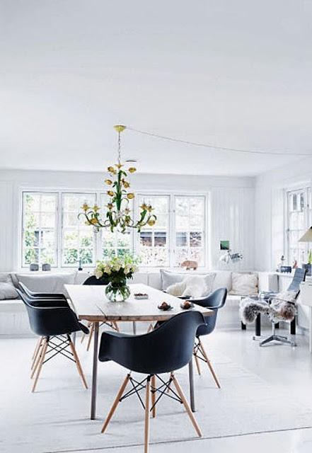 White and Neutral Rooms with Pops of Color and Gold