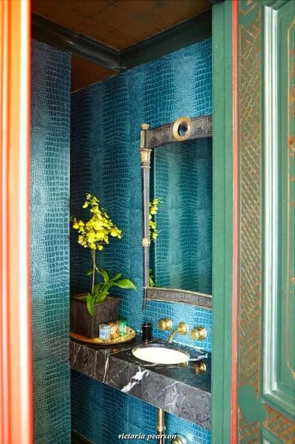 White and Neutral Rooms with Pops of Color and Gold