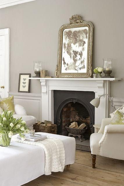 White and Neutral Rooms with Pops of Color and Gold