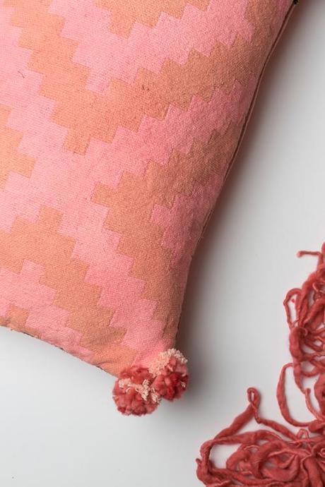 Ikea hack embellished pillow