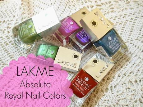 Lakme Absolute Royal Nails : Swatches, NOTD