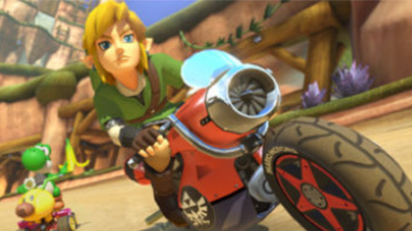 Link on a bike