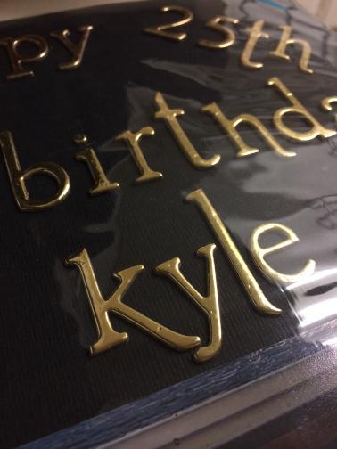 kyle 25th birthday scrapbook