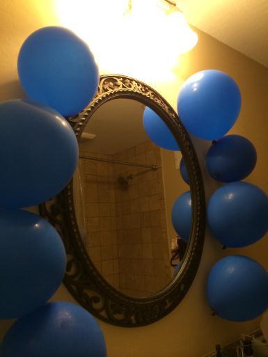 kyle 25th birthday balloons