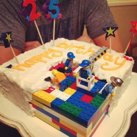 kyle 25th birthday lego cake