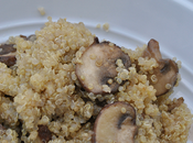 Quinoa with Garlic Mushrooms